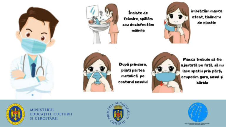 Cum folosim măștile conform recomandărilor OMS