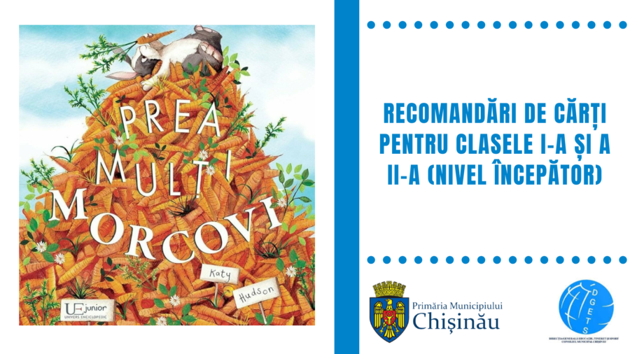 Recomandări de cărți pentru clasele I și a II-a (nivel începător)