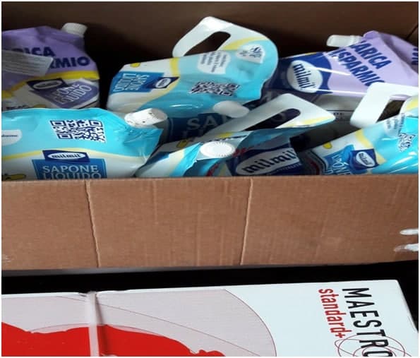 Produsele de igienă și rechizitele de birou oferite de DETS Buiucani pentru instituție!